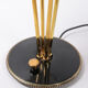 Stiffel Table lamps set Rare with original shade, 1950 USA.