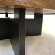 Table basse hexagonale en wengé 1960