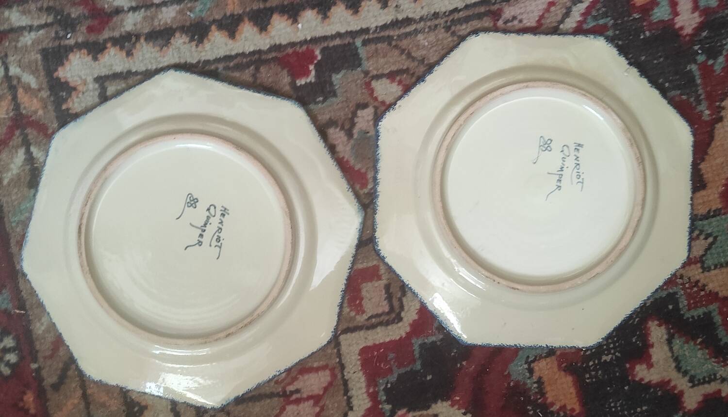 Two Henriot Quimper plates