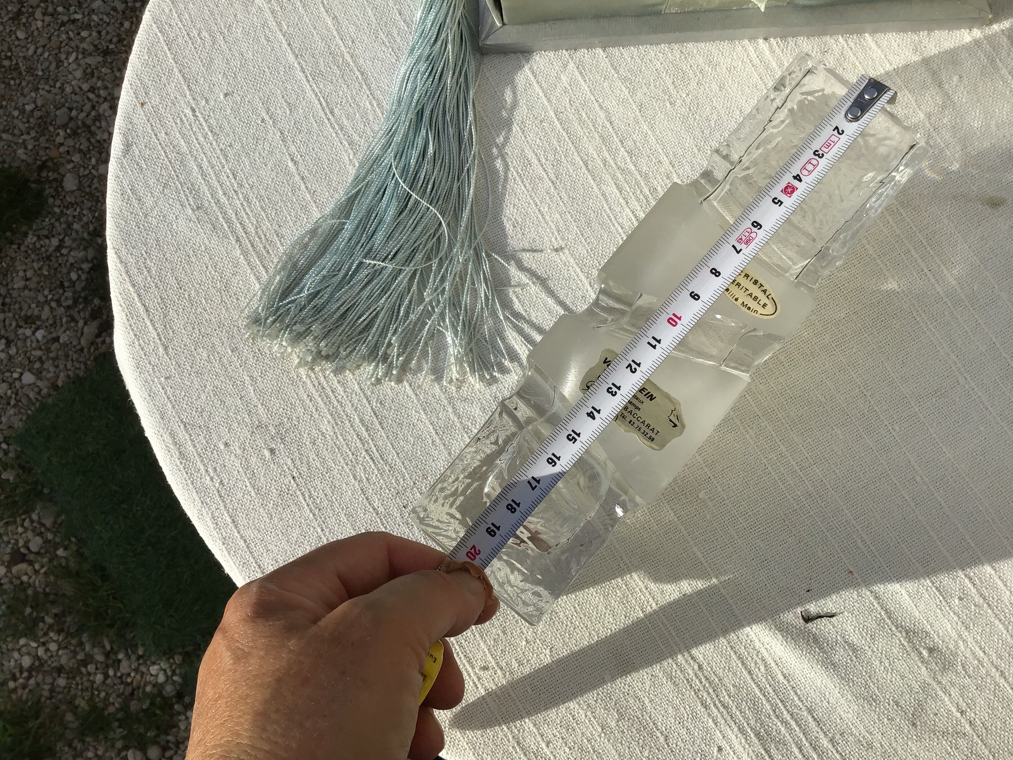 Modernist vase Klein, Baccarat