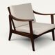 Scandinavian lounge chair in solid teak, 1960s