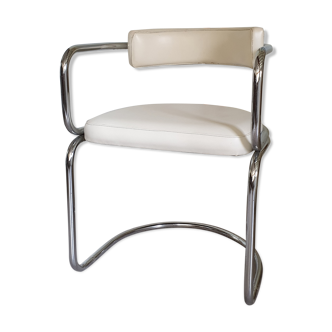 White 70s chair