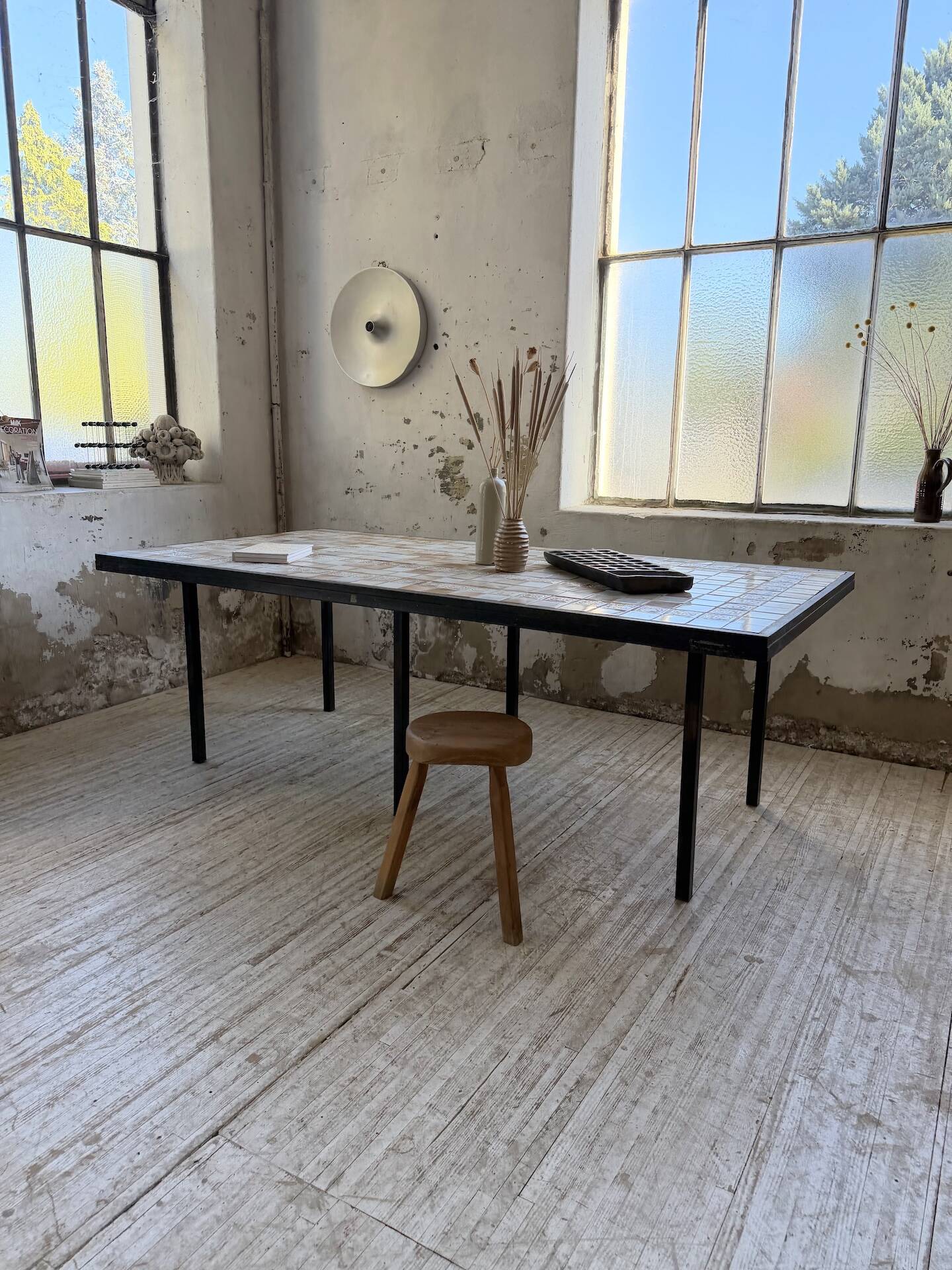 Dining table tiled 1950 dlg Capron