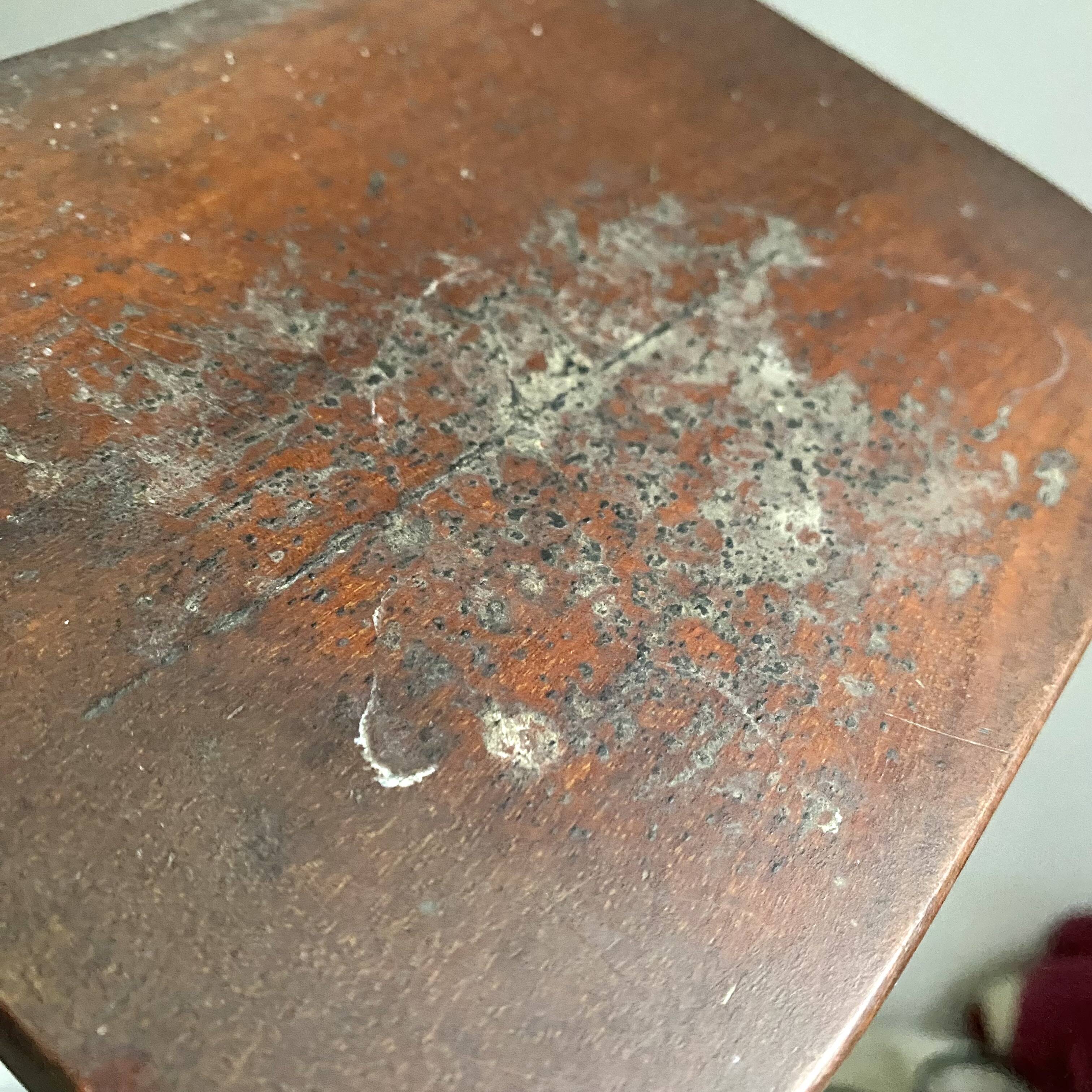 small old openwork wooden wall shelf