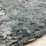 Moroccan Berber Boujaad gray rug with colorful patterns 2.44x1.58m