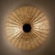 Old ceiling lamp murano glass with inclusion gold gilded barovier toso