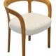Chaise en bois et tissu