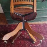 American oak office chair 1950