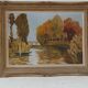 Superb oil on canvas dated 1955