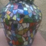 Vintage mosaic vase