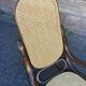 Rocking-chair vintage curved wood