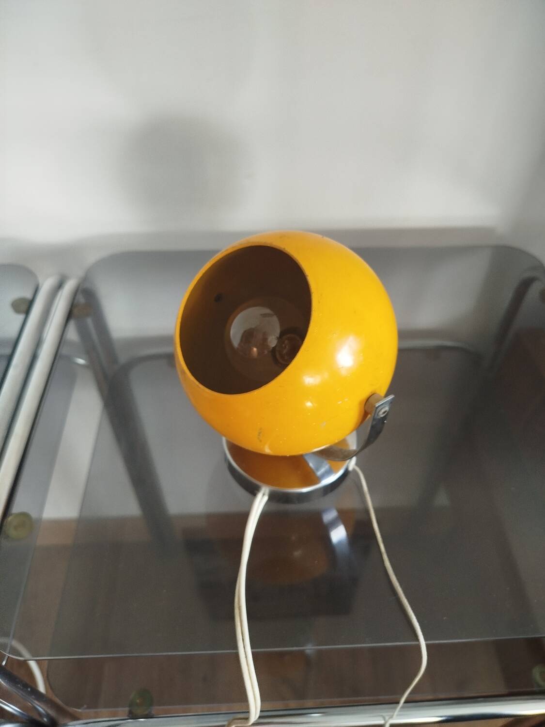 Yellow eyeball lamp, 1979s