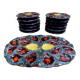 Vallauris Majolica vintage oyster service
