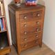 Art Deco chest of drawers 1940 vintage