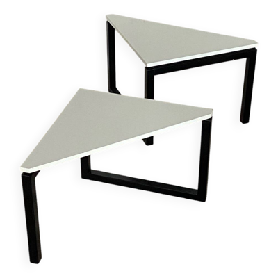 Paire de tables basses d’appoint, bouts de canapé