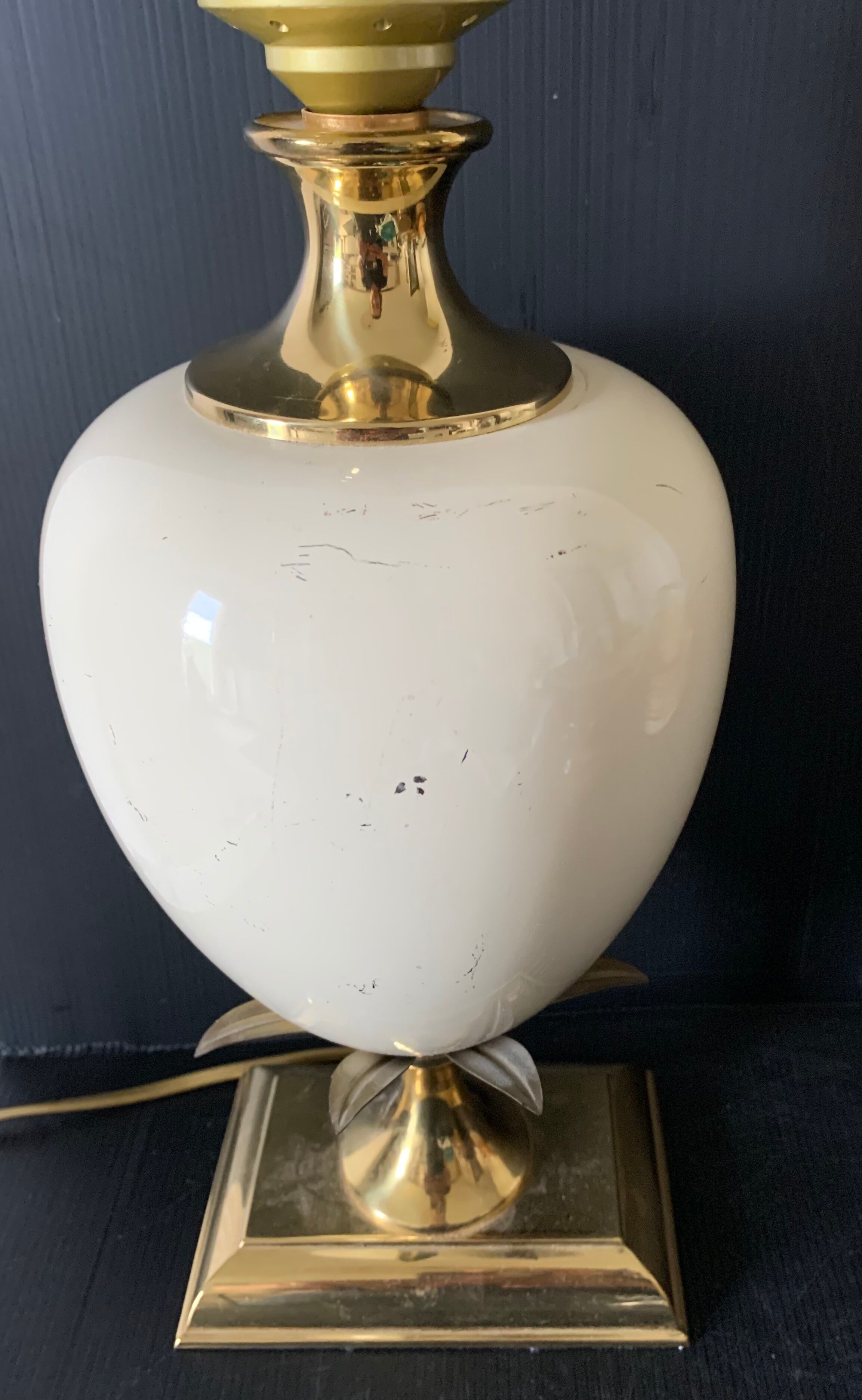 Lampe lle dauphin beige