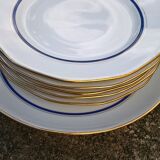 Massé Surget porcelain plates and dessert dish