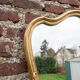 Miroir doré 76x63