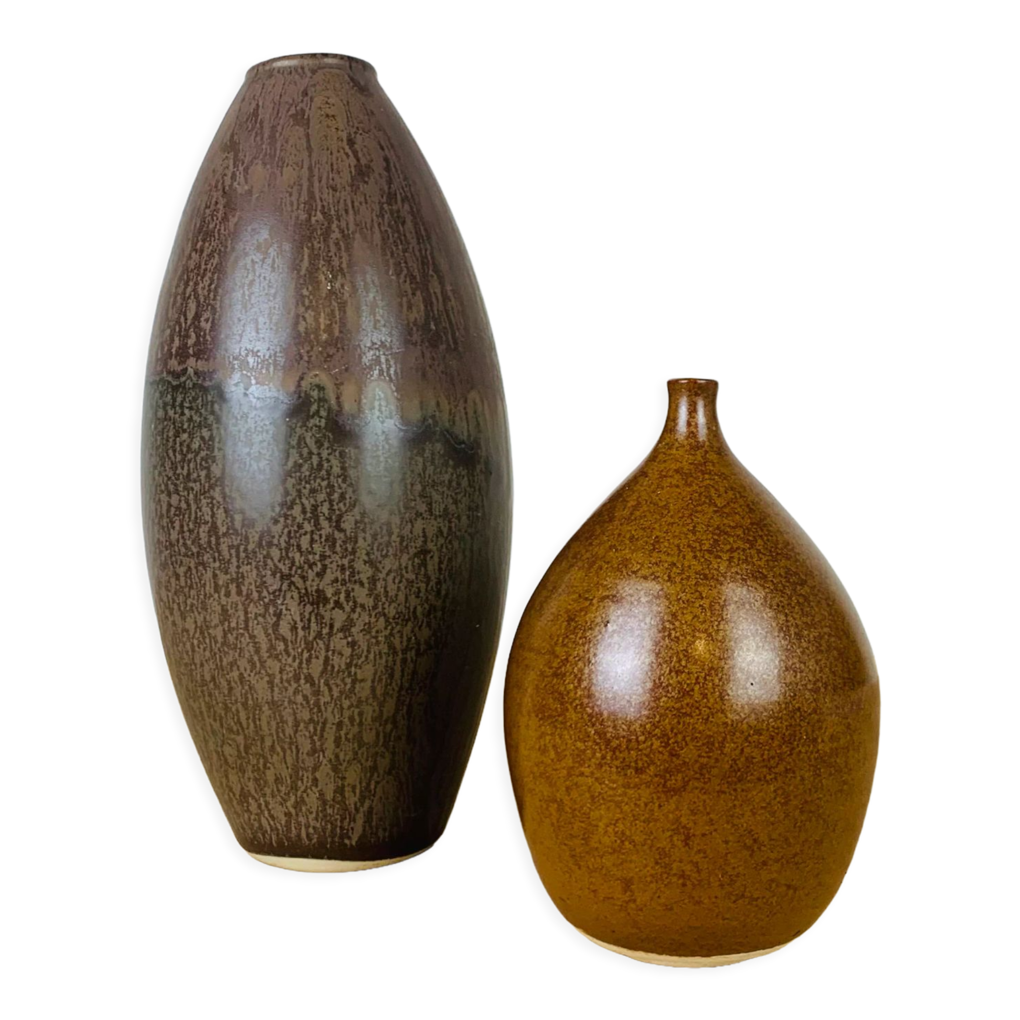 2 Scandinavian ceramic vases 60s