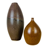 2 Scandinavian ceramic vases 60s