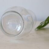 Jacynth vase in molded glass, vintage