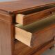 Commode ancienne Louis-Philippe en noyer, Italie, XIXe siècle