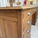 1950s oak office counter