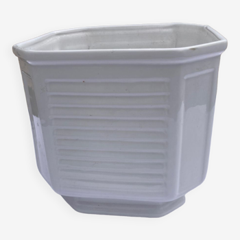 White rectangular pot cover