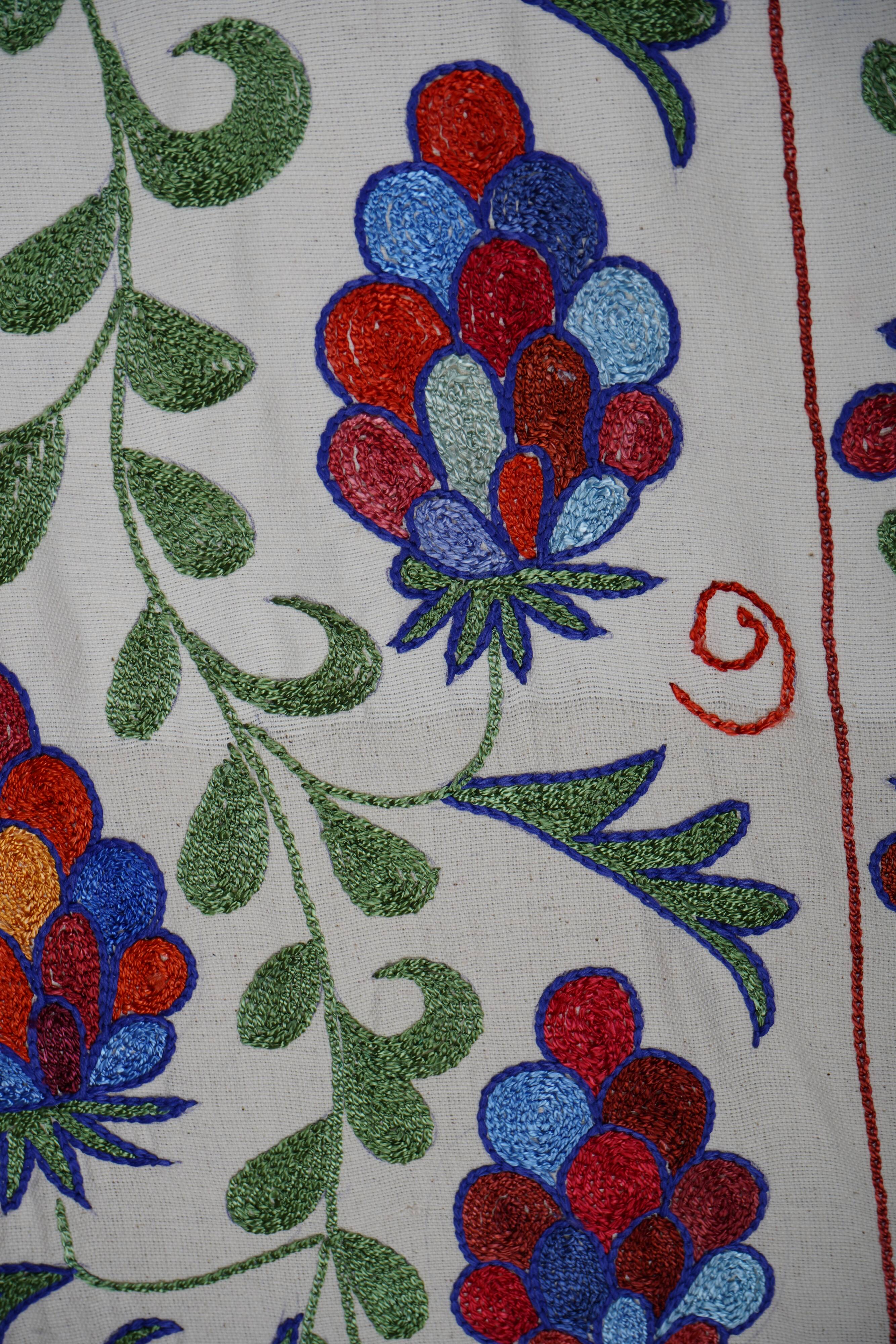 Hand-knotted rug, vintage Turkish rug 43x180 cm