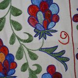 Hand-knotted rug, vintage Turkish rug 43x180 cm