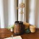 Atypical wooden planter