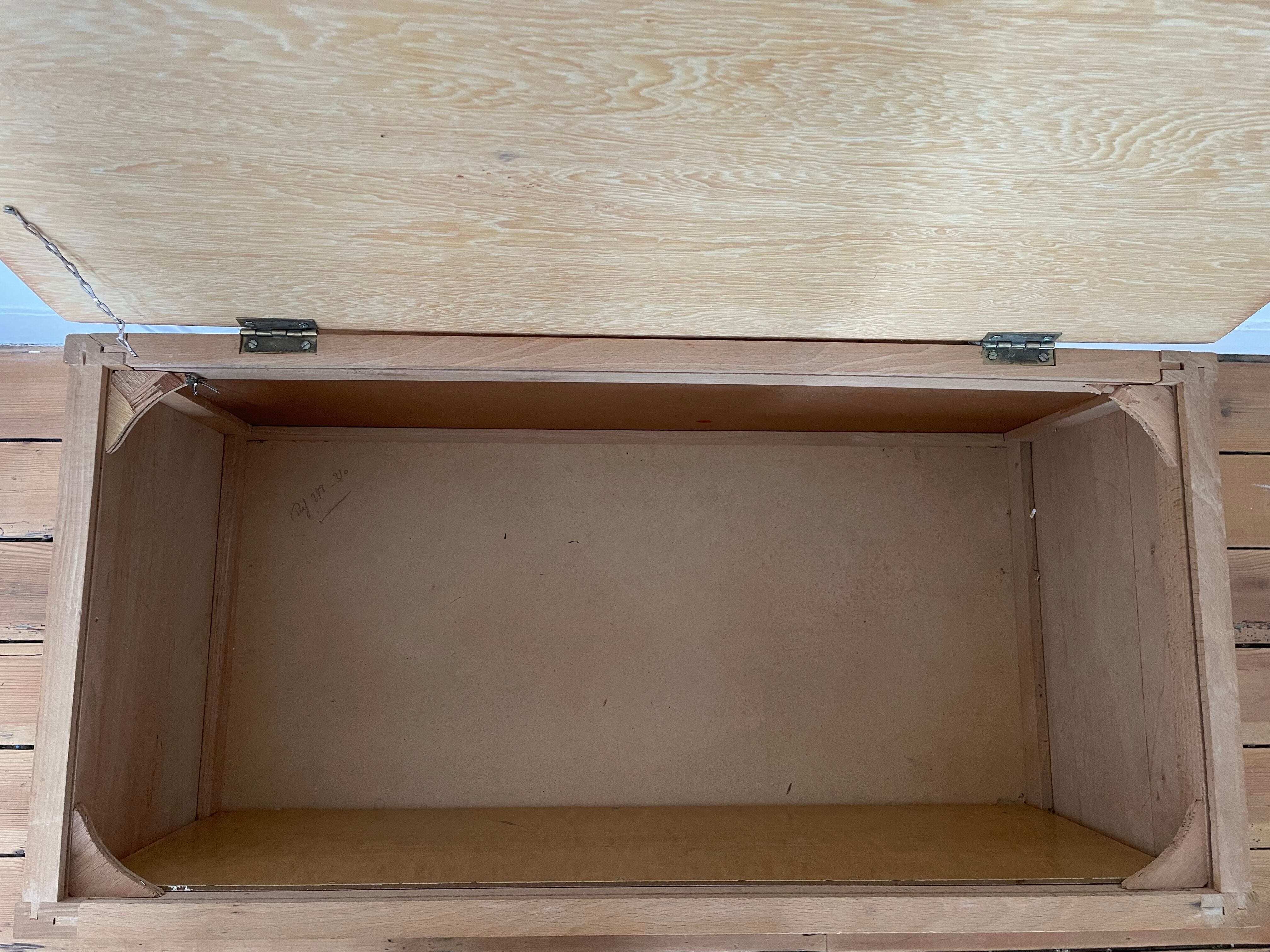 Rattan chest bench 1960s