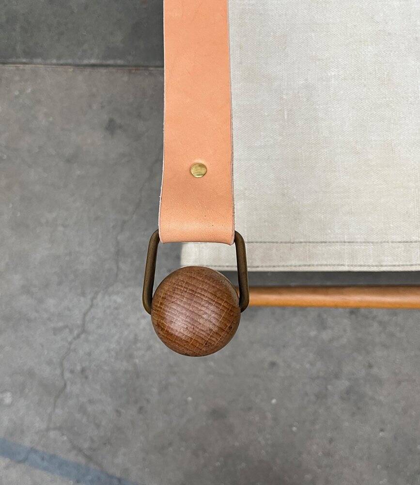 Mid-century modern Danish safari chair by Farstrup, 1960s.