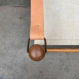 Mid-century modern Danish safari chair by Farstrup, 1960s.