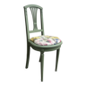 Chaise ancienne tapissée