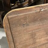 Patinated wooden mirror, 90x68 cm