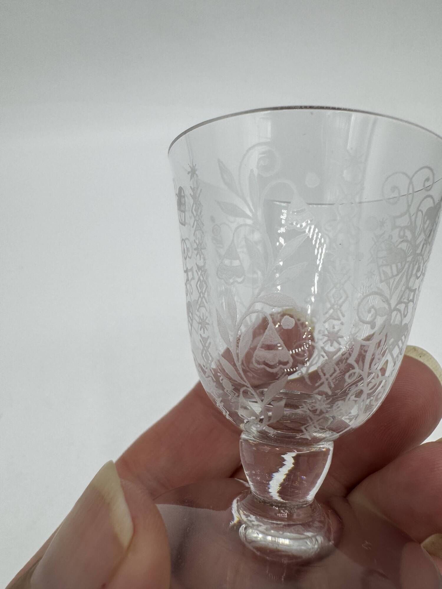 Set of 10 Crystal Liqueur Glasses from Baccarat – Argentina Model, 1940