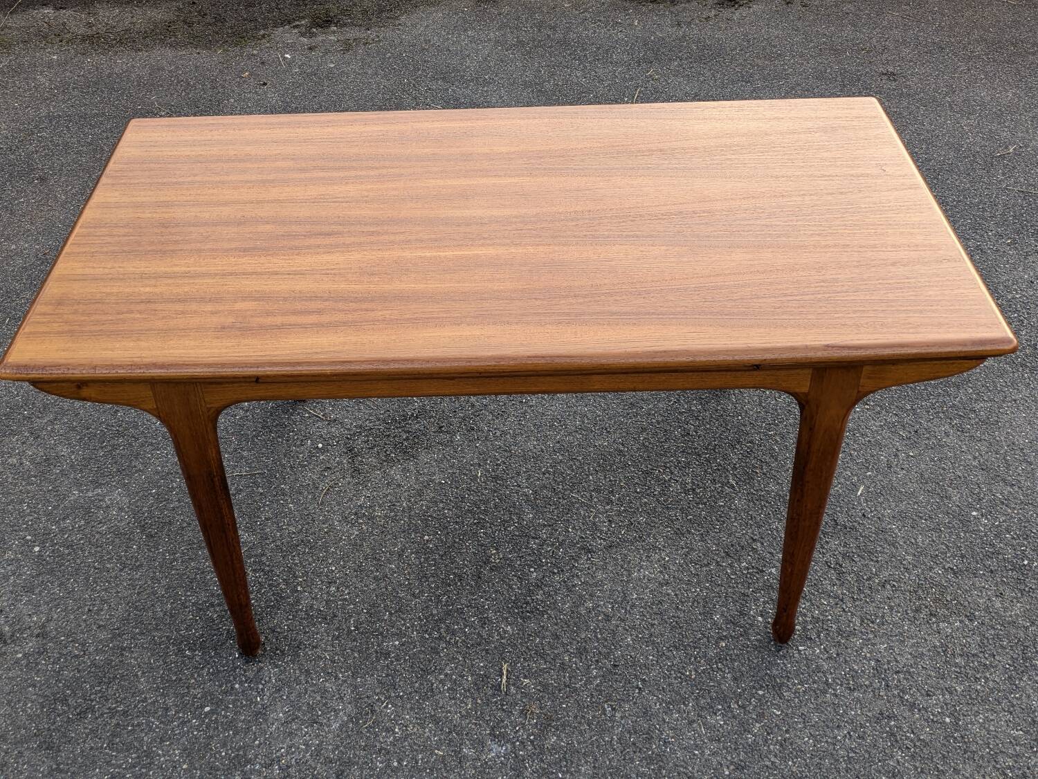 Vintage Teak dining table, "Paris TV cabinet" 1960 + extensions