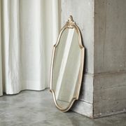 Neoclassical wall mirror in wood mid-century