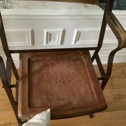 Wooden folding theater chair