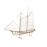Sculptural Sailing Ship by Curtis Jeré, 1976