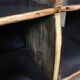 Old shelf in solid wood 1950