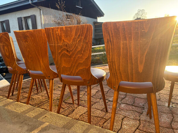 Lot de chaises de bistrot Baumann