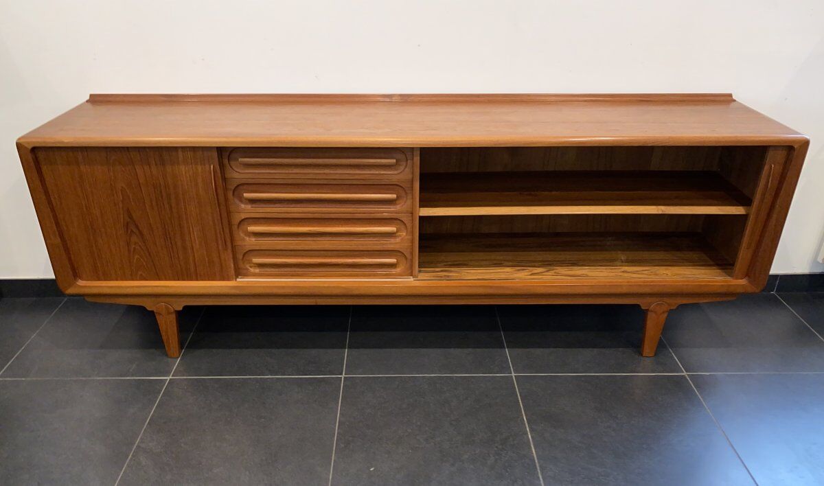 Enfilade scandinave Vamo Sonderborg en teck par Arne Vodder 1960