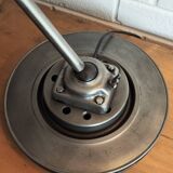 Old industrial two-arm workshop lamp