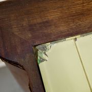 Buffet, cabinet Art Déco vintage italien en noyer foncé