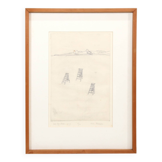 Gravure d'Ad Gerritsen 1971