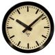 Industrial Bakelite Factory Wall Clock from Pragotron, 1960s