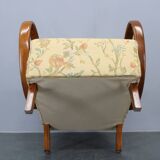 1950s Refurbished Jindrich Halabala  Armchair, Czechoslovakia