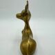 Vintage brass doe